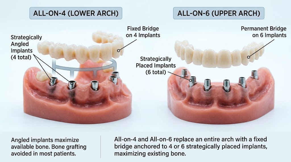All-on-4 full arch model
